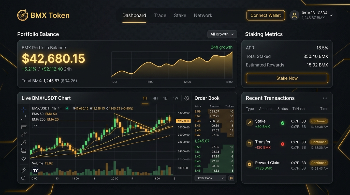 BMX Web3 Platform Dashboard