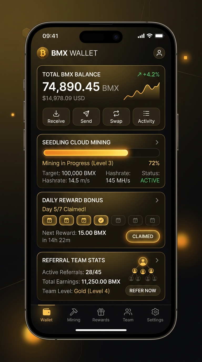BMX Mobile & Telegram WebApp Dashboard